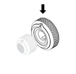 DRC-205-Knob-RP -Audio Discount Store DRC 205 Knobs Both Rear